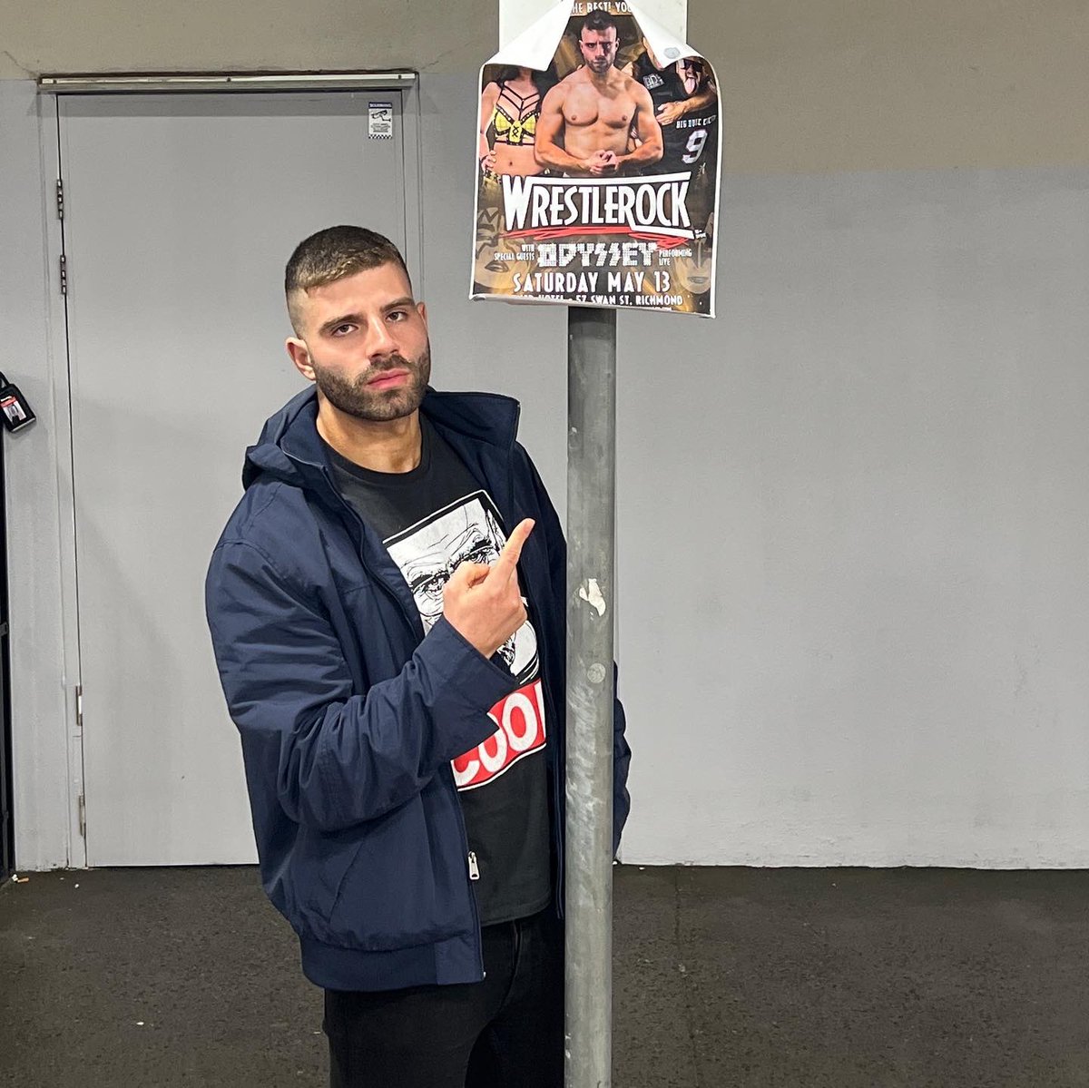 Anth_Cava's tweet photo. Fear not there are still some tickets left waiting for purchase. Just head over to @wrestlerock and follow the links to be able to see Mr. Hunk in action 😈
#MrHunk #AbsoluteExcellence https://t.co/qLh9QsQw2v
