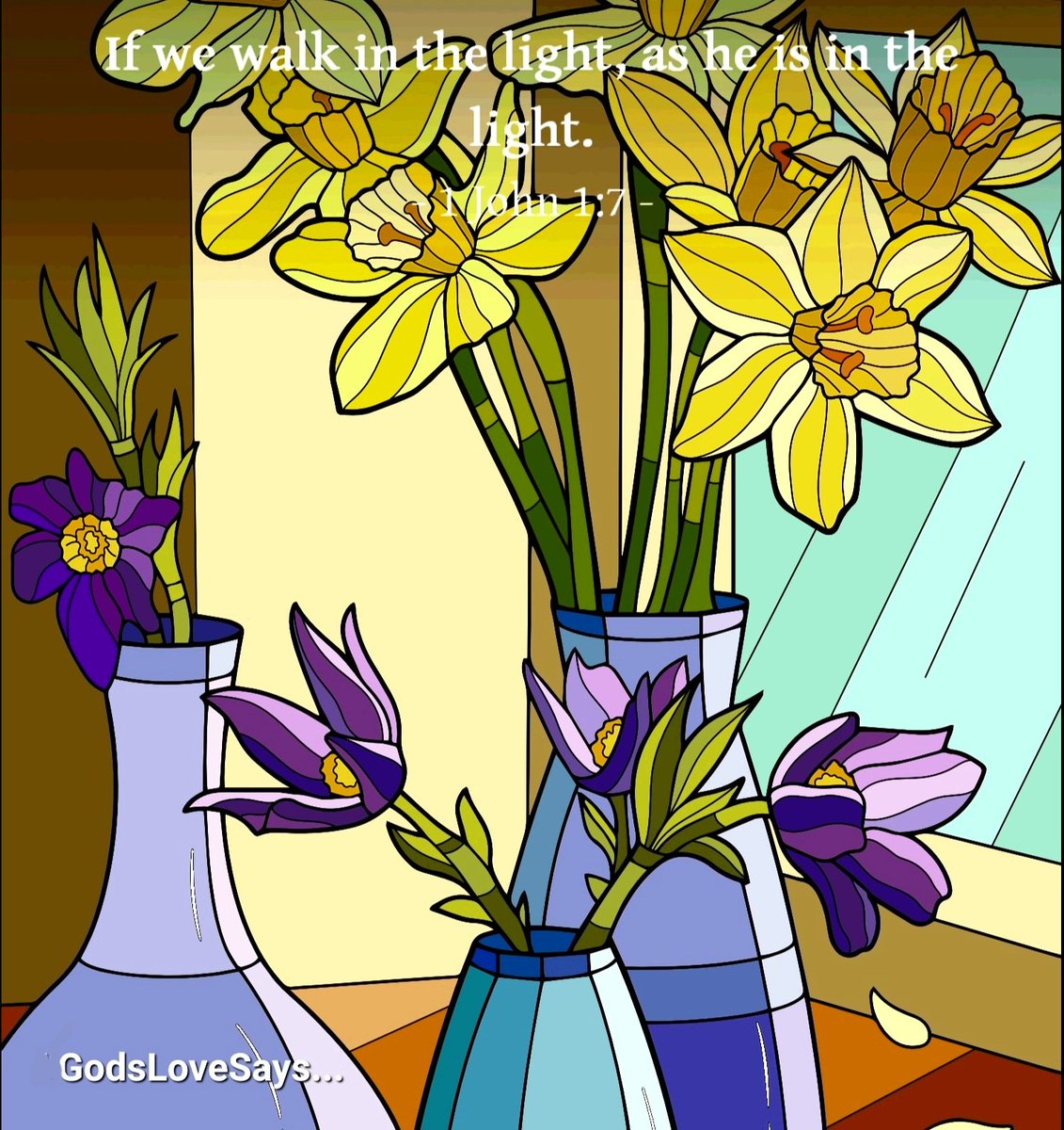 HornettPam's tweet photo. But if we walk in the light, as he is in the light, we have fellowship with one another, and the blood of Jesus, his Son, purifies us from all sin.
1 John 1:7
#GodsLoveSays #1John #walk #light #fellowship #blood #Jesus #Son #purifies #sin https://t.co/kUD0k1nrbF