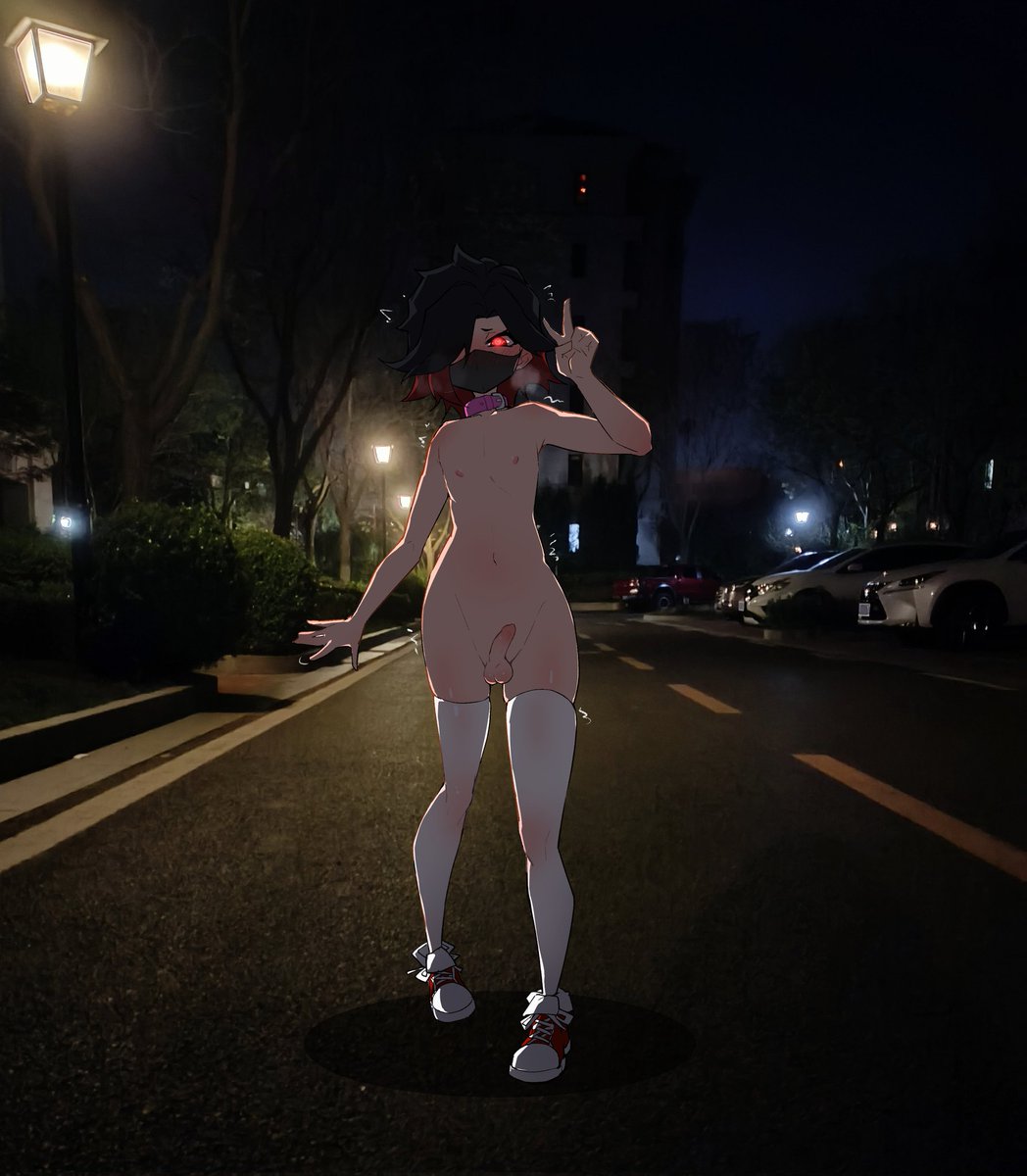 KarasuNaruko's tweet photo. 变态伪娘
#男の娘  #露出 https://t.co/z0uuU08kha