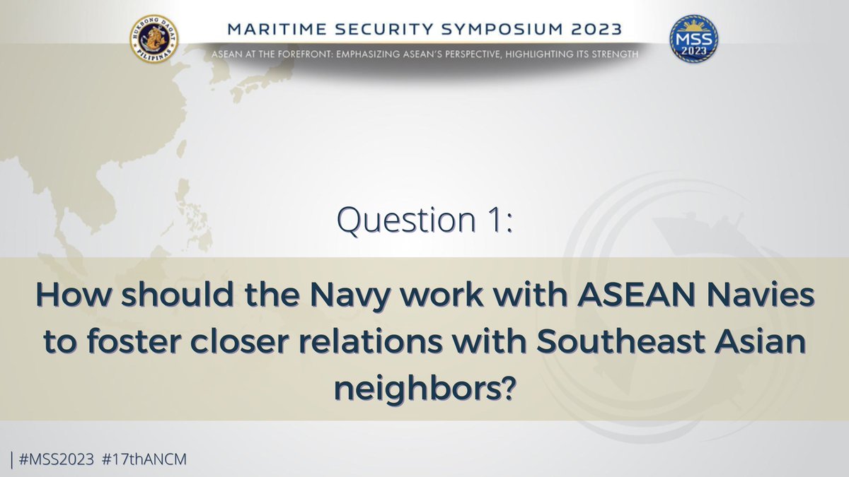 Join us for an exciting Maritime Security Symposium 2023 Twitter Party! 🌊🚢 We're kicking things off with our first question. Are you ready to dive into insightful discussions? Let's go! #MSS2023