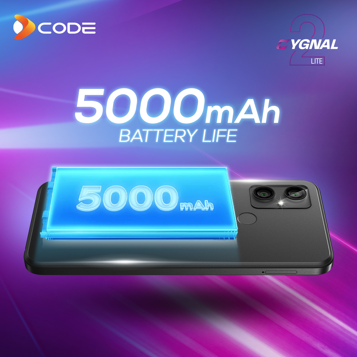 DcodePakistan's tweet photo. Stay care-free throughout the day with Cygnal 2 Liteβs 5000mAh battery life and 10W fast charging
feature.
Shop Now: https://t.co/9I6SaTftfM
#Dcode #AsYouGo #Cygnal2Lite #DiscoverLite #LiteUp #AdvancedIntelligence
#LiteUpYourWorld #Lite https://t.co/muPIV0RLaa