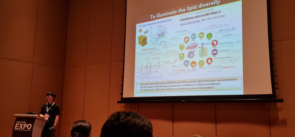 GohLab's tweet image. #Metabolomics for #sysbio #lipidomics #aohupo2023 
- Hiroshi Tsugawa
