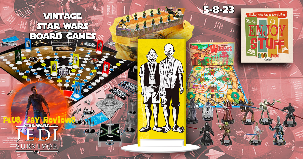 TechnoRetroDads's tweet photo. Play some classic #StarWars board games during Star Wars season with @JovialJay and @JediShua on #EnjoyStuff https://t.co/o9JlrgLuoj https://t.co/N5x2eVwN5O