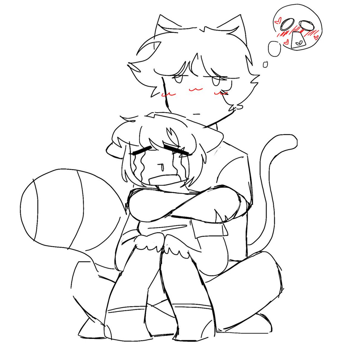 TH0R3NDA_'s tweet image. why do they look so weird when I don&apos;t shade them 
#robloxarsenal #robloxarsenalfanart