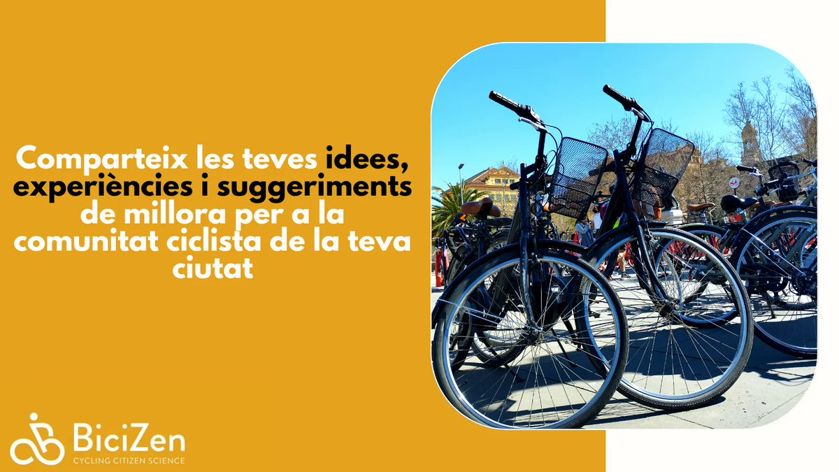 bicizenapp_cat's tweet photo. ATENCIÓ APASSIONATS DE LA BICICLETA!!!🚴
Molt aviat, presentarem la nostra aplicació mòbil 📲 # BiciZen, que permetrà compartir experiències i dades sobre el ciclisme en temps real. Prepareu-vos per formar part d'aquesta gran comunitat! #BiciZenApp #ciclismeenxarxa https://t.co/2wIRwDsqaO