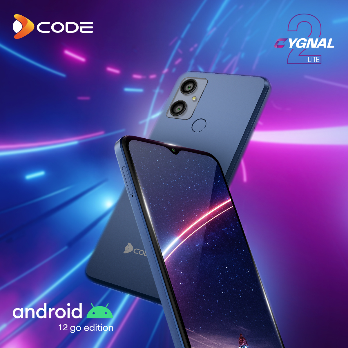 DcodePakistan's tweet photo. Our newly launched #Cygnal2Lite is powered by Android 12 Go Edition to give you all that exceptional smartphone experience with ease.
Shop Now: https://t.co/9I6SaTftfM
#Dcode #AsYouGo #Cygnal2Lite #DiscoverLite #LiteUp #AdvancedIntelligence
#LiteUpYourWorld #Lite https://t.co/op6EP6esur