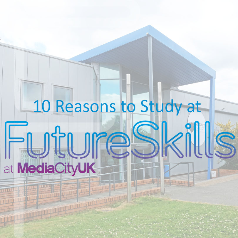 Discover the 10 reasons to study with us this coming September.

Over this week, we will be showcasing 10 reasons that make FutureSkills the college that stands today.

View the article here: ow.ly/moir50NRokG

#FutureSkills #MediaCityUK#10ReasonsWhy