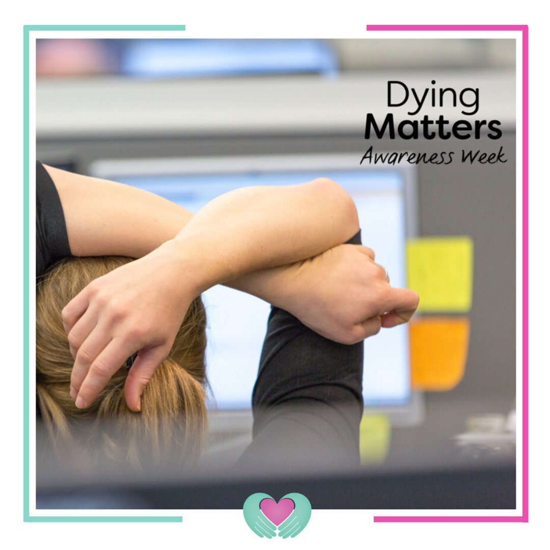 KershawsHospice's tweet photo. Today is the start of Dying Matters Awareness Week. Every year, people around the country use Dying Matters Awareness Week to encourage all communities to get talking in whatever way, shape or form works for them. This year’s theme is Dying Matters at Work.

#DMAW23 https://t.co/0iywAwWl54