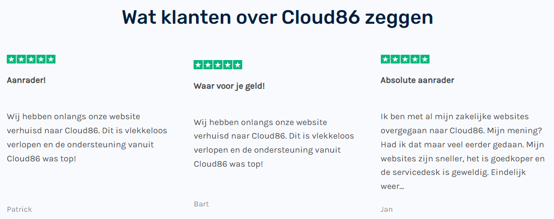 jvdommelen's tweet photo. @cloud86_io Is het toeval dat jullie klanten Patrick en Bart het zo met elkaar eens zijn of zijn de recensies een beetje verzonnen? https://t.co/JjC1C5Ry6b