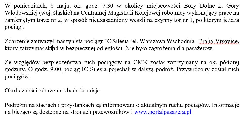 PKP_PLK_SA's tweet photo. @przesiadkowy https://t.co/w7GKJ0fIFX