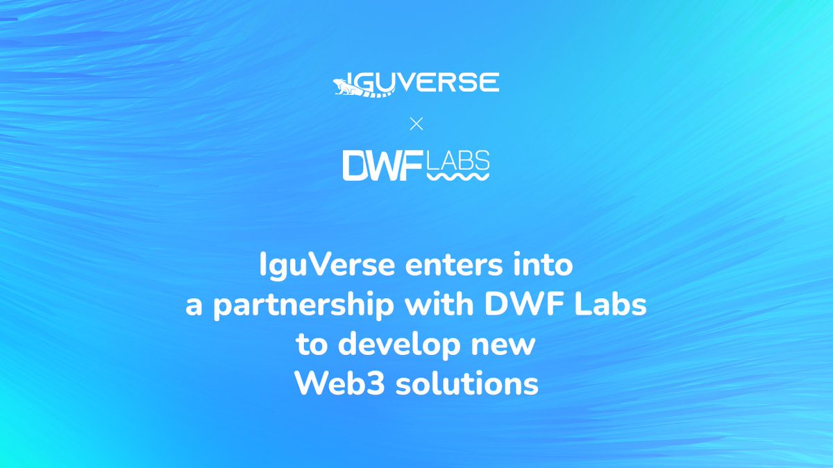 iguverse's tweet photo. ❗️We're excited to announce that we've entered into a partnership with @DwfLabs .

📣 This is huge news for our project. The long-term financial support from DWF Labs will immensely help us build and fulfill our ambitious goals. https://t.co/wk7msifDeC