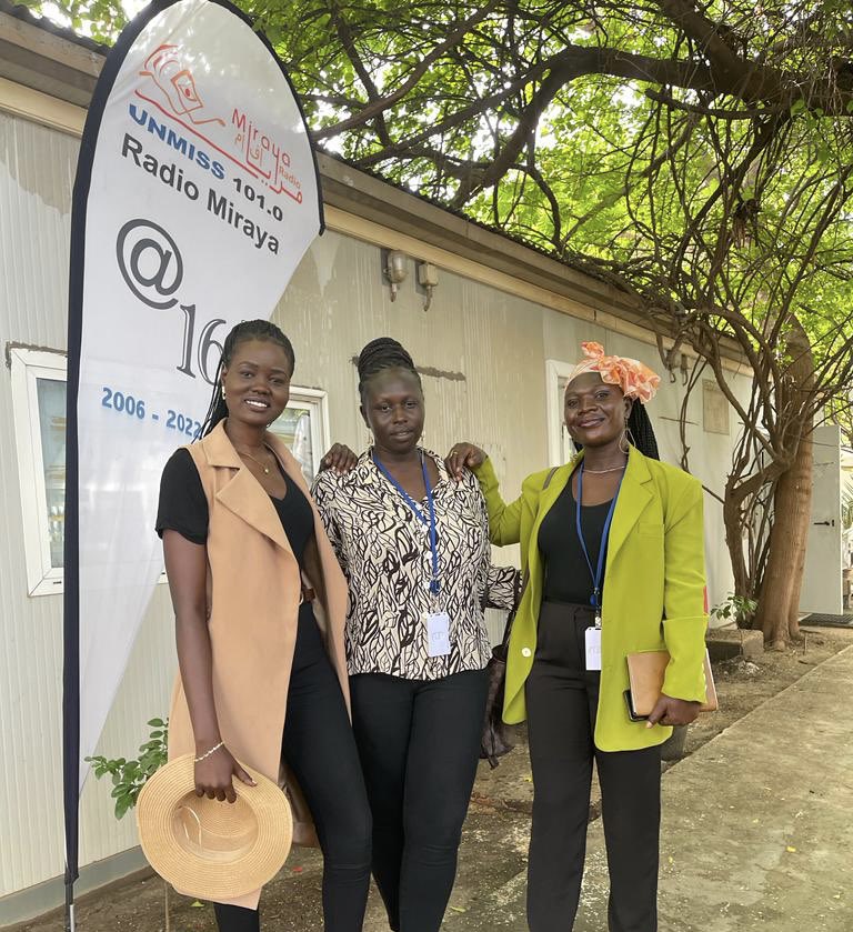 MaMaraSakit_V's tweet photo. This morning at @RadioMiraya breakfast show sharing highlights from our First Young South Sudanese Feminists Conference that happened last week under the theme: "Reclaiming My Voice, Amplifying Echoes of Our Resistance And Building A South Sudan That Works For Us" #MaMaraSakit https://t.co/qkhEm0XtXU