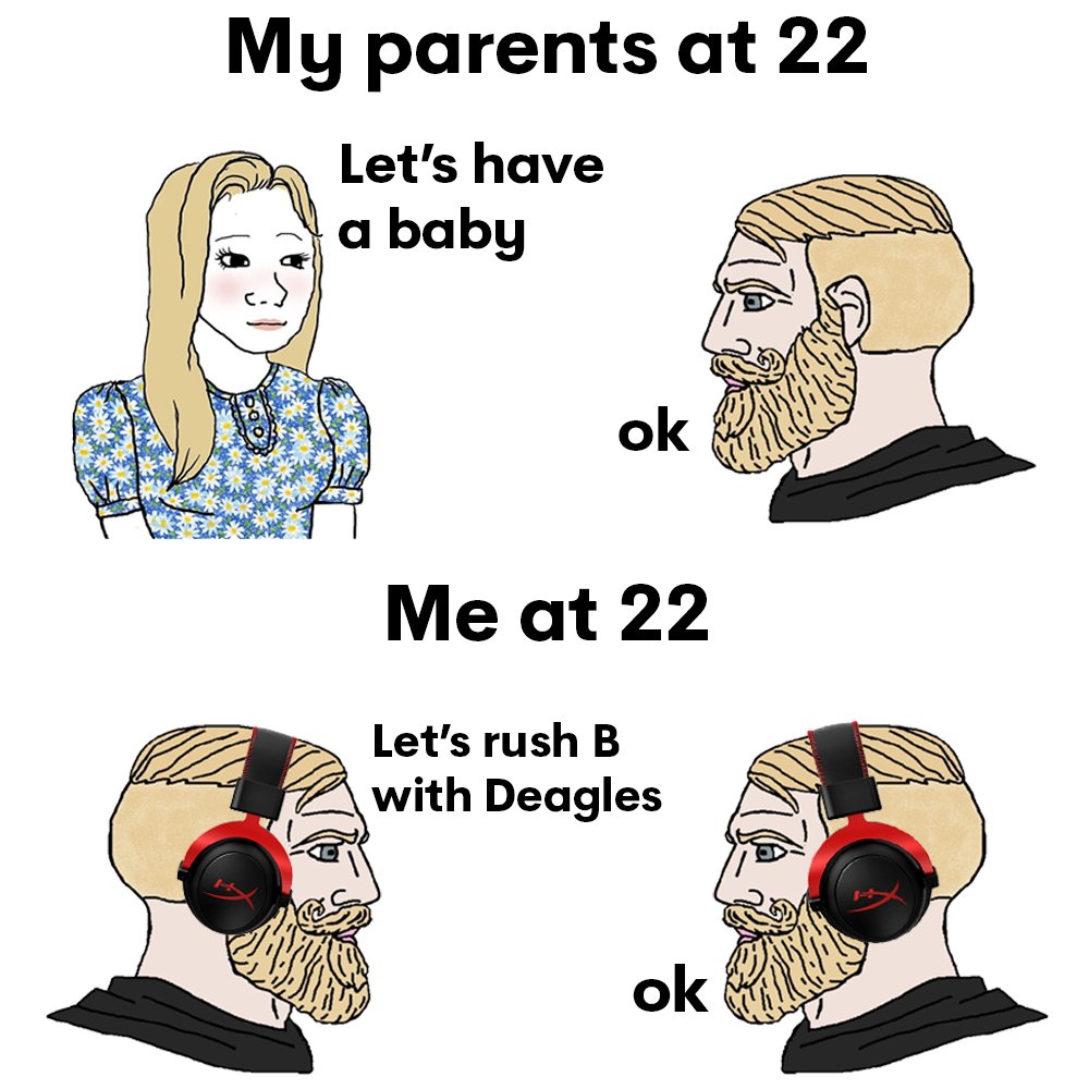 Entropiqteam's tweet photo. playing CS > having children

#hyperx #hyperxcz #cloud2 https://t.co/pP0jgoRBjq