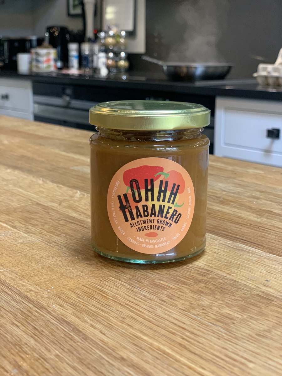 bigmuppet's tweet photo. Can’t recommend this hot sauce enough. Lovingly made with ingredients from the Fairfield allotments. Available around Lancaster. https://t.co/FPzG4FmX3e