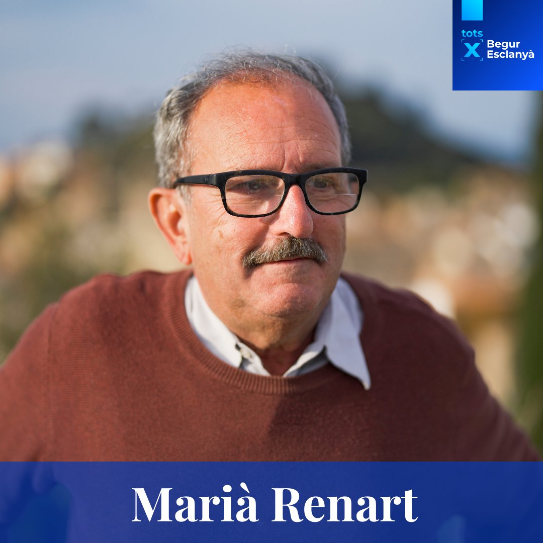 TotsxBegur's tweet photo. Marià Renart, Agent de la propietat immobiliària (API), va ser regidor a l'Ajuntament de Begur del 2011 al 2022. Sempre està compromès amb Begur i la seva gent. En Marià ocupa el 11è lloc de la llista electoral.

#totsxlemporda #totsxbeguresclanya #municipals2023 #equip https://t.co/lJGthDH9P1
