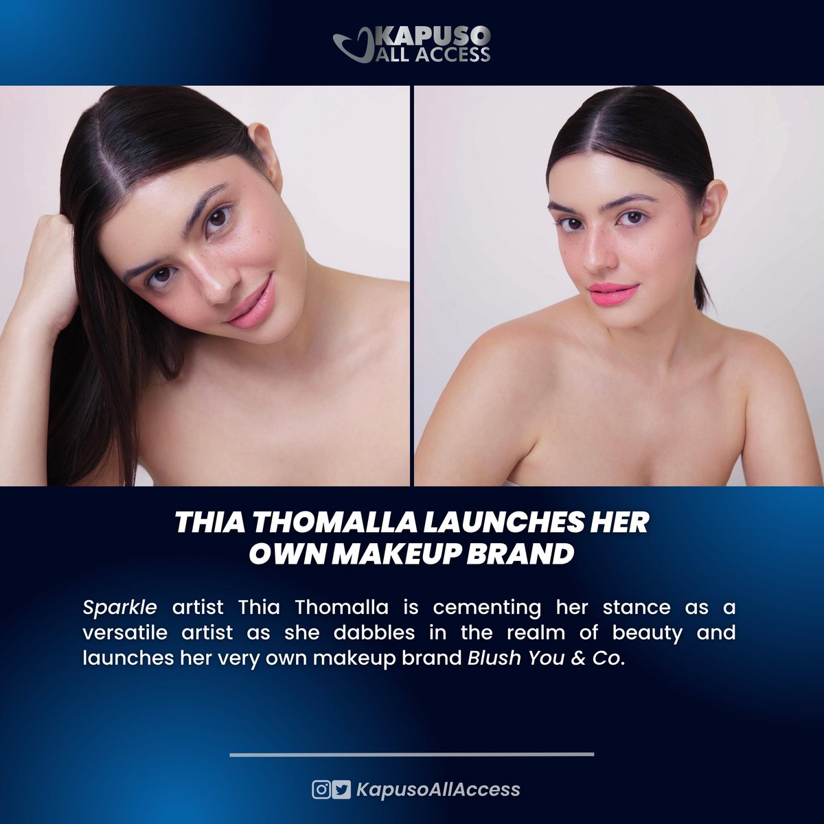 KapusoAllAccess's tweet photo. Thia Thomalla (@thia_thomalla) dabbles in the realm of beauty and launches her very own makeup brand! ✨

READ: https://t.co/BHS58cZeKd

#ThiaThomalla #Kapuso https://t.co/kFWHZFCtrg