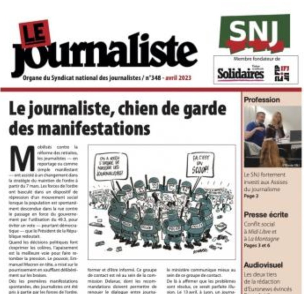 SNJ - premier syndicat de journalistes tweet media