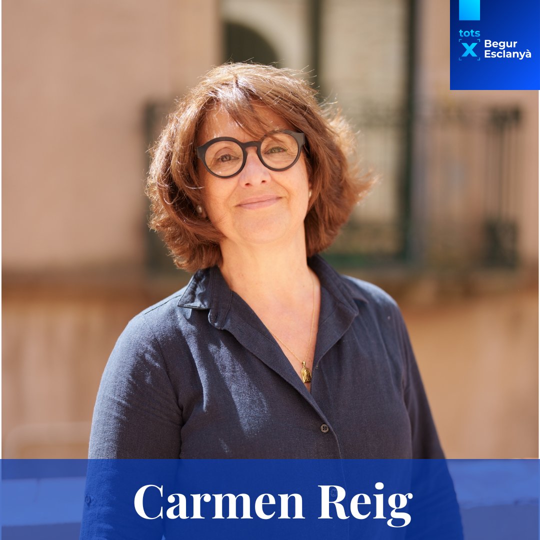 TotsxBegur's tweet photo. Carmen Reig es puericultora. ha viscut una part de la seva vida a França. És de família Begurenca, actualment treballa en el sector del comerç a Begur. Ocupa el 8è lloc de la llista.
#totsxlemporda #totsxbeguresclanya #municipals2023 #equip https://t.co/OqSKpawp6o