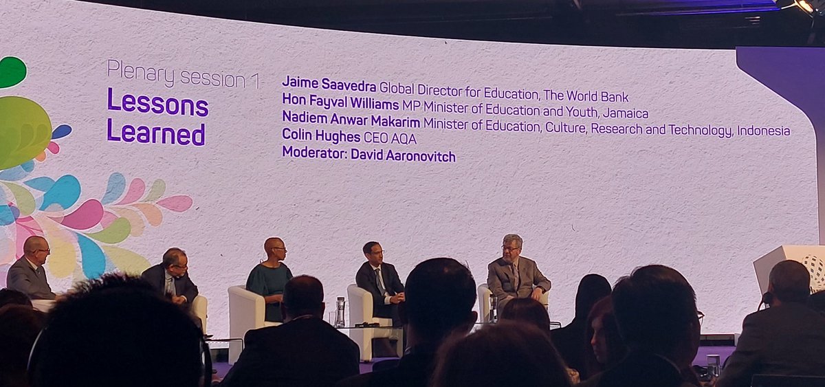 BaelaJamil's tweet photo. Off to a great start @TheEWF 2023 #StellarPanel #LessonsLearnt #LearningCrisisXied Call 2 Action! Loads of evidence, actions that worked. Will countries walk the talk ? Will we see investment in education triple? Will we see large scale transformative #DeliveryApproaches adopted? https://t.co/Wnd43BNeo0