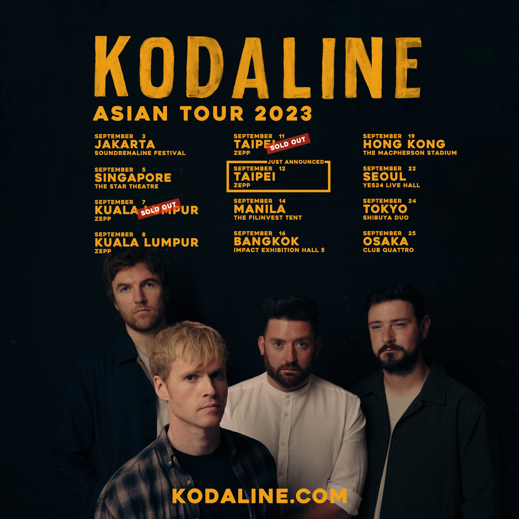 Kodaline (Kodaline) / Twitter
