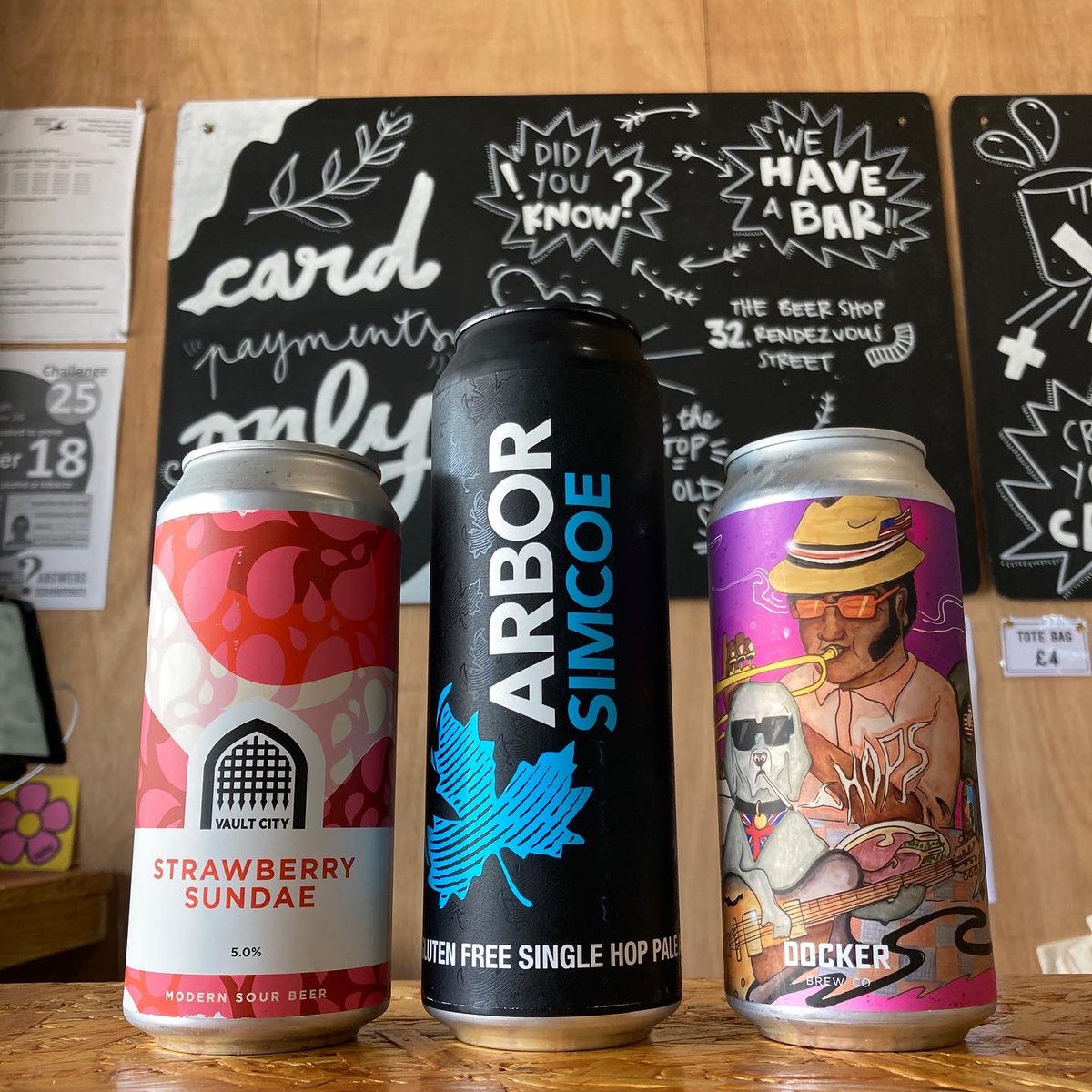 Loadsa new bits have gone into our @FstoneHbourArm market hut fridges this weekend. 
The hut is open 11-6pm today if you wanna round off your bank holiday nicely… 
#Folkestone #BeerShop #BeerShopHarbourArm #FolkestoneHarbourArm #HarbourArmMarket #Kent #KeepItKent #LoveFolkestone
