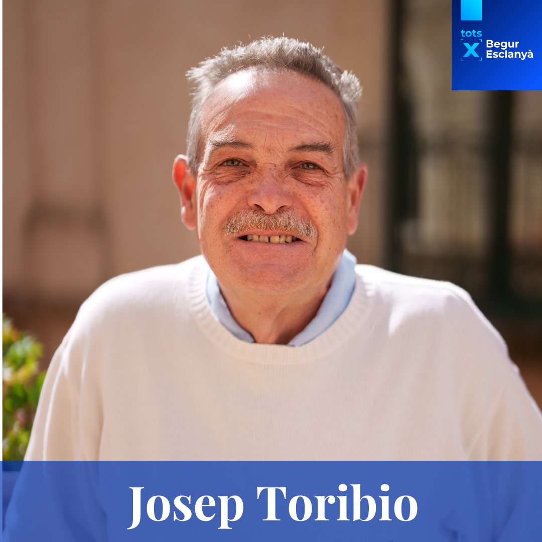 TotsxBegur's tweet photo. Josep Toribio, ha estat durant 47 anys funcionari a l’Ajuntament de Begur. És bon coneixedor del poble i de la seva gent, és proper i vol fer que l’administració ofereixi un servei més àgil. Ocupa el 7è lloc de la llista.
#totsxbeguresclanya #municipals2023 #equip https://t.co/XDJav1EL7y