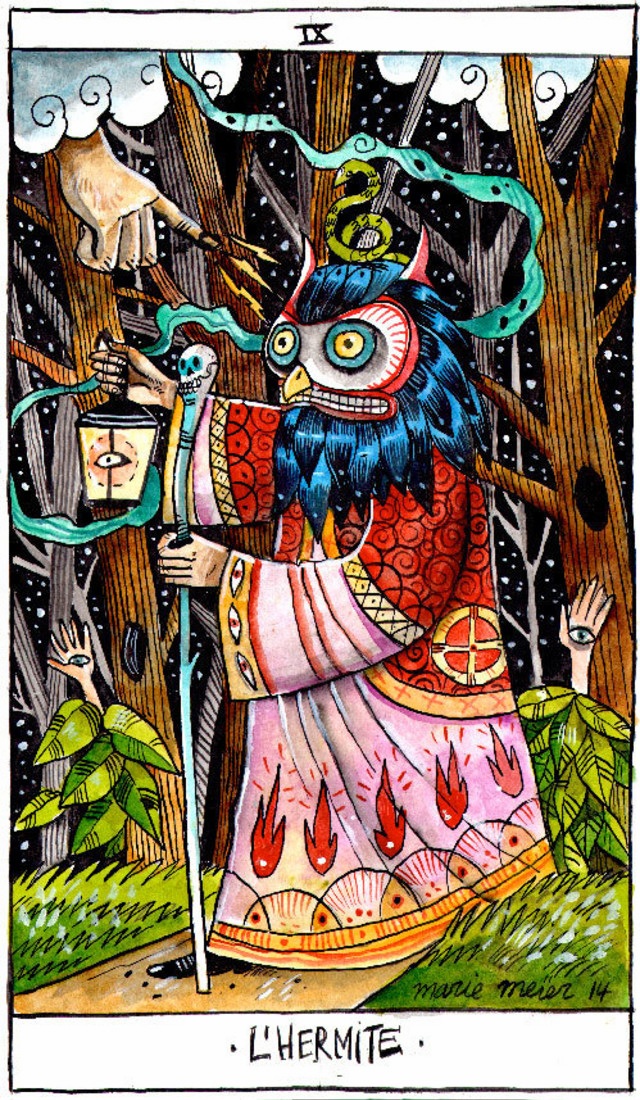 solas_na_greine's tweet photo. The Hermit, Wilder Mann Tarot
Marie Meier https://t.co/B51KpUCgI9