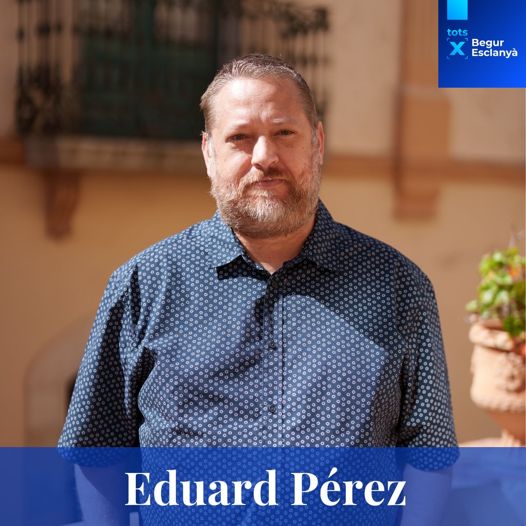 TotsxBegur's tweet photo. Eduard Pérez, és col·laborador del sindicat Domum Laboral, president del Futbol Sala Begur des de fa 5 anys. Vol un Begur sense barreres arquitectòniques i un Begur on tothom en pugui gaudir. Ocupa el 6è lloc de la llista electoral.
#totsxbeguresclanya #municipals2023 #equip https://t.co/SdhODYuhvK