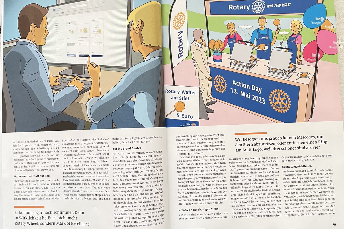 Wir sind im Rotary Magazin: Als Repräsentant unseres Clubs war es mir eine Freude, in meinem Leitartikel unter meinem Namen #RotaryClubLinzAltstadt schreiben zu dürfen! Liebe Grüße, Dalibor