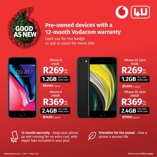 iPhone 8 Vodacom Contract