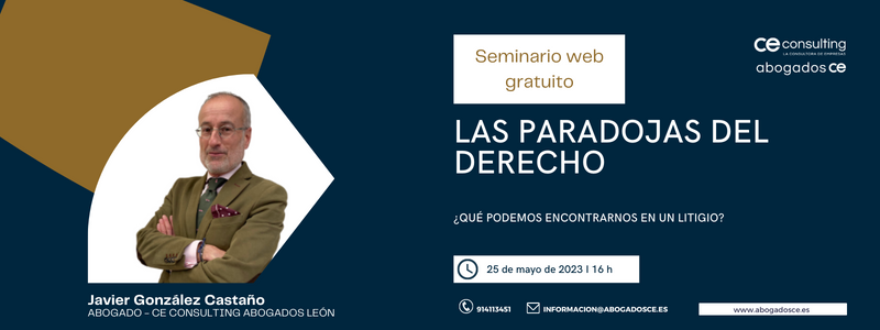 💻 #webinargratuito: LAS PARADOJAS DEL DERECHO, ¿Qué podemos encontrarnos en un litigio?
📝 25 mayo
🕓 16:00 hs (hora peninsular)
🗣📢 Ponente: Javier González Castaño
🔗 Apúntate: attendee.gotowebinar.com/register/33945…
¡¡Te esperamos!!
#abogados #abogadosce #ceconsulting #Derecho