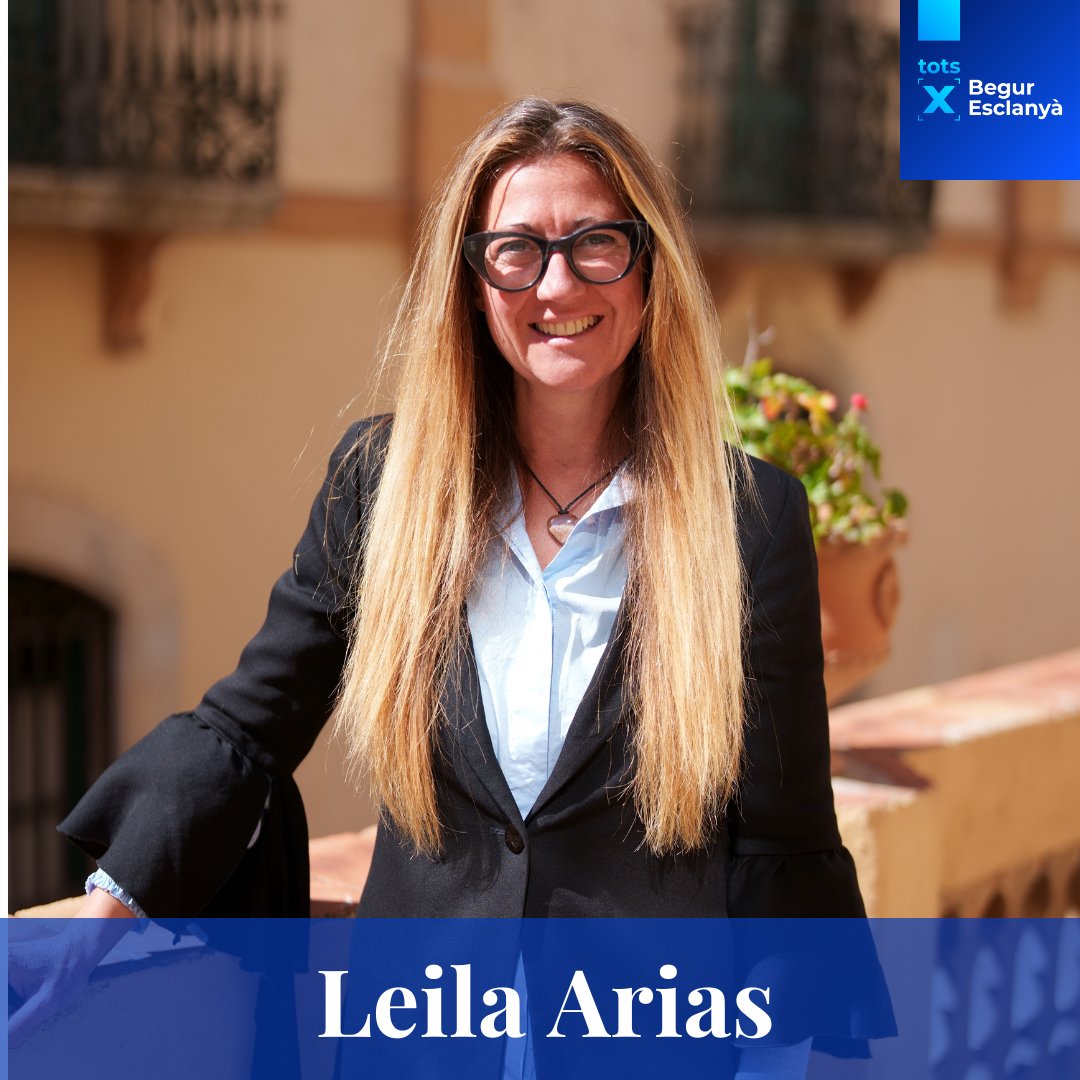 TotsxBegur's tweet photo. Leila Arias, viu a Begur, té un màster en Relacions Internacionals. Els seus interessos són la proximitat i el diàleg entre els vilatans i vilatanes de Begur i el govern i la participació ciutadana. Ocupa el 5è lloc a la llista.
#totsxbeguresclanya #municipals2023 #equip https://t.co/u105ZOtnxK