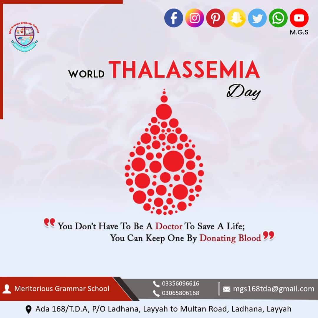 Mgs168tda's tweet photo. #World_Thalassemia_Day
@shahbazali5189 @ShahidManzoor69 @sajidkareem164 @AhsanJu78759509 @MalwanaJaveed https://t.co/b9K8JNK5gH