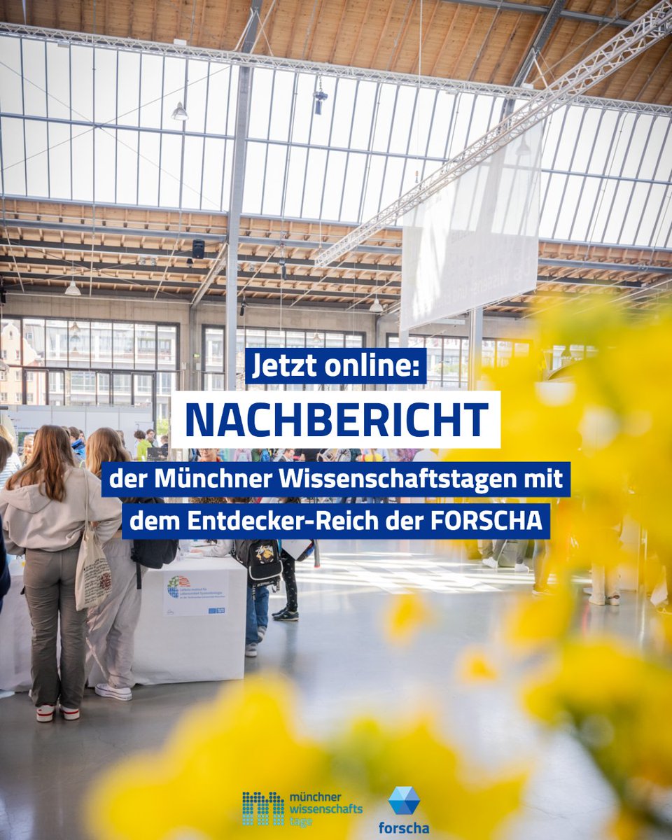 forscha's tweet image. 💪 Wir hoffen, euch hat die Veranstaltung dieses Jahr genauso gut gefallen wie uns! Der Nachbericht ist jetzt online und wir haben gute Neuigkeiten zu vermelden. Jetzt nachlesen: forscha.de/fo/news/Presse… #mwt2023 #forscha2023 #Muenchen