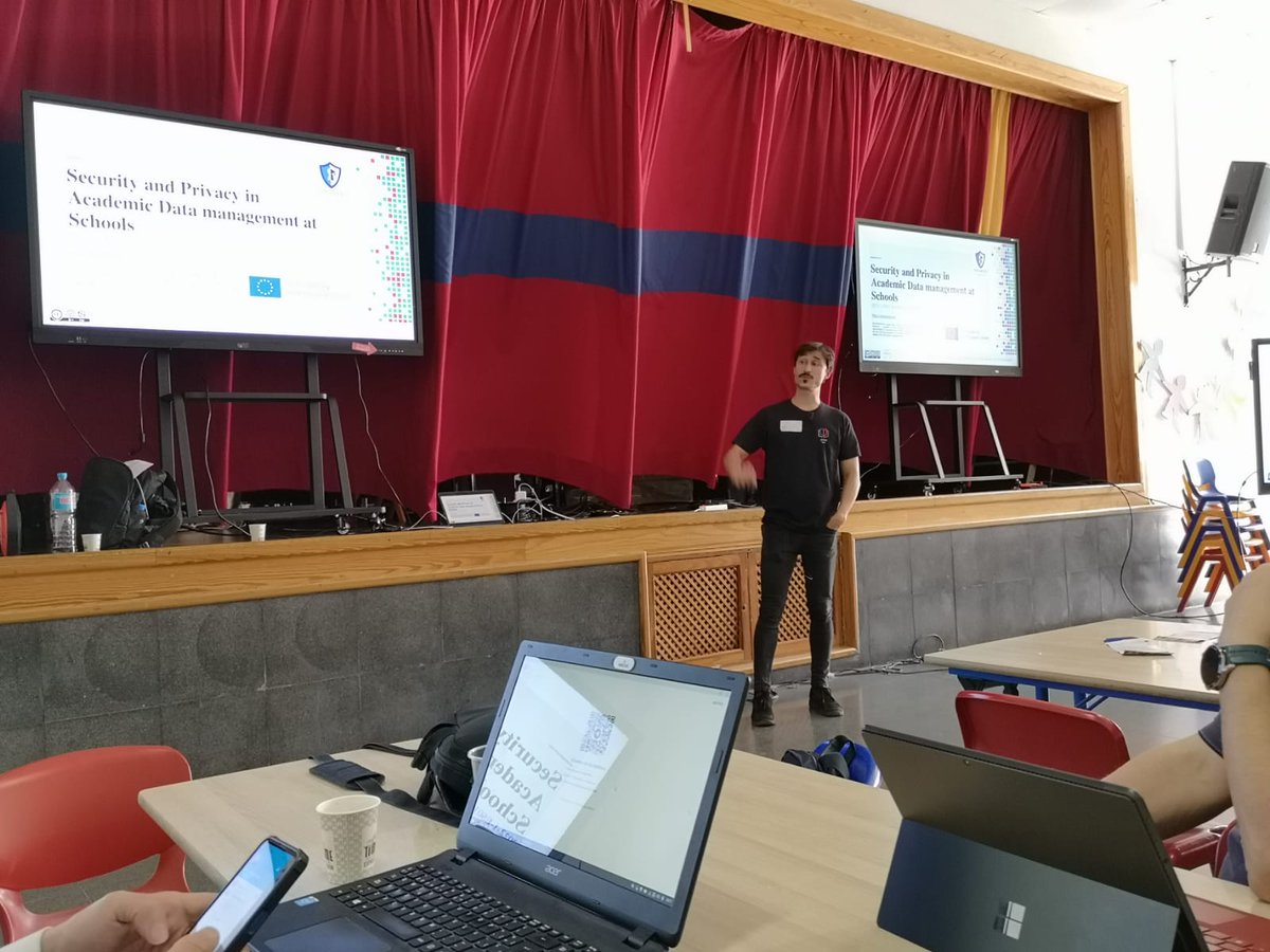 spadatas's tweet photo. Presenting the #SPADATAS aims and outputs at #GEGxGranCanaria at @ColeHeidelberg. We made a call to action to participate:
1) In the project as an associated partner
2) In the teacher training on privacy and data security in schools
More info at https://t.co/0hzXwqYTih https://t.co/oWQcqLHEQh