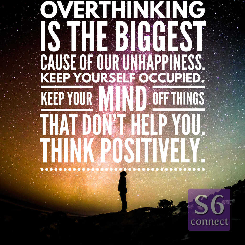 Are you an over-thinker? 🤔
What would happen if you didn't overthink things? 
Yup, think about it....! 🗯️ instagr.am/p/Cr-exPLI3HX/