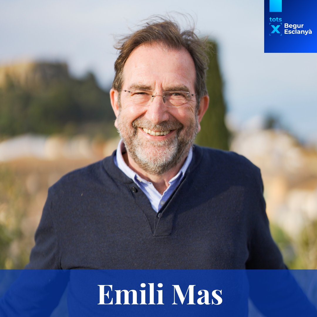 TotsxBegur's tweet photo. Emili Mas, Llicenciat en Medicina i Cirurgia va ser metge titular de Begur durant 37 anys. Els seus interessos són treballar per un Begur millor, en un entorn saludable i en equilibri amb el medi. Ocupa el 3r lloc de la llista.
#totsxbeguresclanya #municipals2023 #equip https://t.co/j2FqwYXq6E
