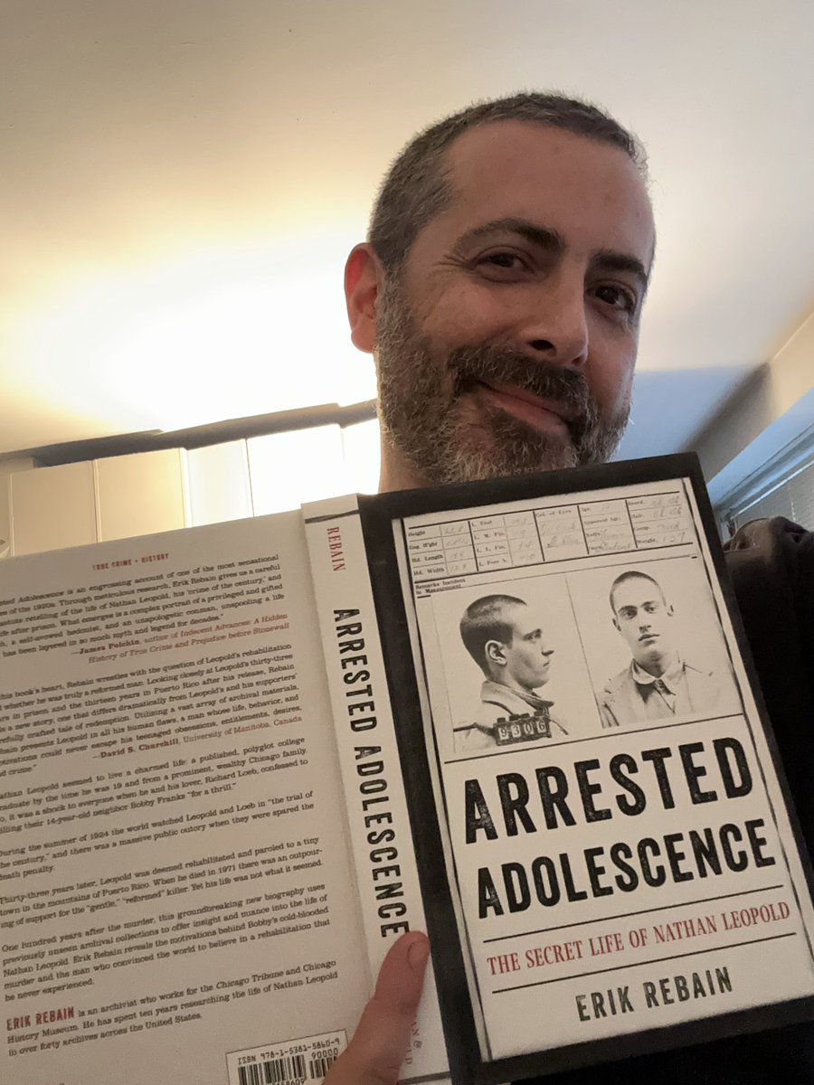 I just got my copy of this wonderful, riveting book about Nathan Leopold by <a href="/Erik_Rebain/">Erik</a> on Amazon  — and I am honored that THRILL ME and myself got a mention!   #スリルミー #쓰릴미   #危险游戏 <a href="/thrillmejp/">ミュージカル『スリル・ミー』日本版公式</a> @mpncompany <a href="/BwayLicensing/">Broadway Licensing Global</a> <a href="/ConcordUKShows/">Concord Theatricals UK</a> <a href="/LoebandLeopold/">Loeb and Leopold</a>