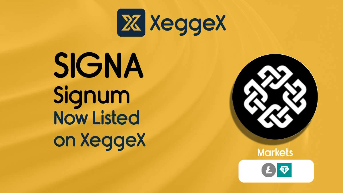 xeggex's tweet photo. Announcing the New Listing of Signum (SIGNA)
Available markets: SIGNA/LTC, SIGNA/USDT
https://t.co/ddoEJaXrym
@signum_official #XeggeX #newlistings #SIGNA #LTC #USDT https://t.co/4Wf7CUAKqn