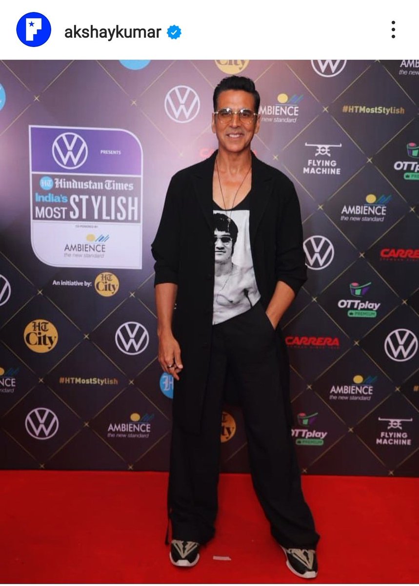 Khiladi #AkshayKumar wins third time India's most stylish award from Hindustan Times following year 2018-19-23. A true stylish superstar for a reason 🔥👌

#HTMS2023 #HTMostStylish #IMS2023