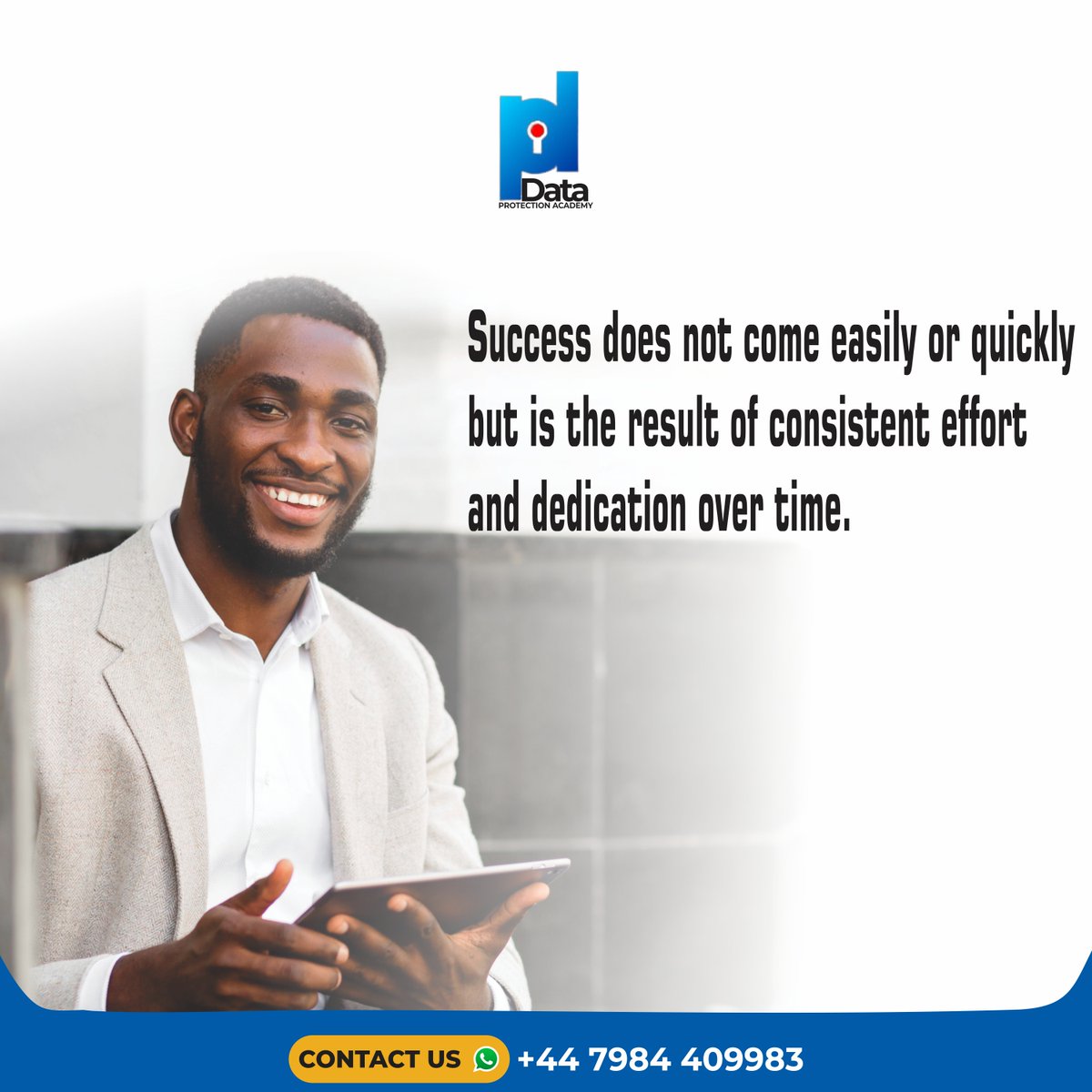 dataproacademy's tweet photo. Take pride in your work and strive for excellence, knowing that your hard work will pay off in the end. 
Success does not come easily or quickly but is the result of consistent effort and dedication over time.

#MondayMotivation https://t.co/a02yo1Hq0U