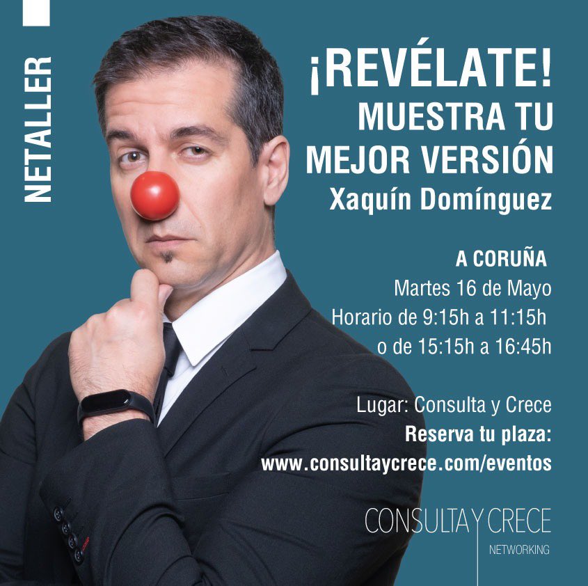 consultaycrece's tweet photo. Un taller en el que aprenderemos de habilidades de comunicación, de lenguaje no verbal, truquillos de actuación para salir a escena: cuando nos presentamos, hablamos en público, de nuestra marca…. 🎬 Podrás elegir entre 2 ubicaciones y 2 horarios https://t.co/DZdYqYAIW3 https://t.co/KYMKxfmPgA