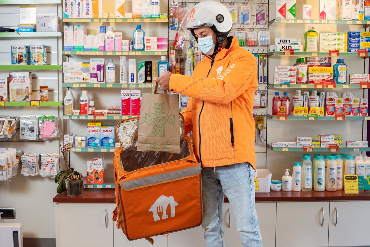 Delighted to announce our new partnership in Spain 🇪🇸 where <a href="/JustEat_es/">JUST EAT España</a> will join forces with LUDA Partners to deliver health &amp; personal care goods 🚴 justeattakeaway.com/newsroom/es-ES…