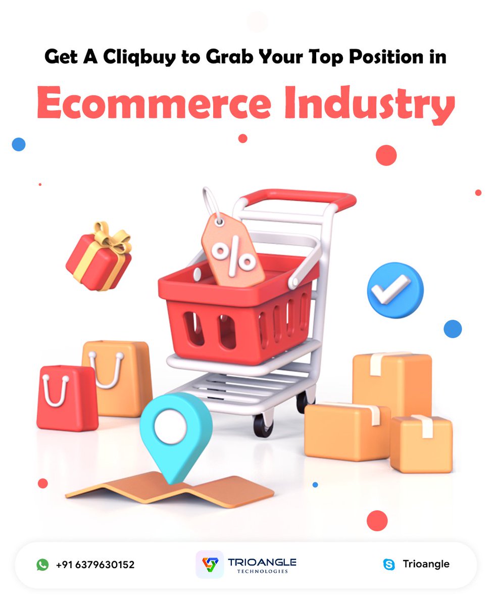 Trioangle's tweet image. Live online shopping apps are getting huge demand constantly. Cliqbuy-a renowned Amazon clone is here to enable your business soon in the industry!
trioangle.com/amazon-clone/
#ecommerce #ecommercescript #ecommercewebsite #ecommercebusiness #ecommercedevelopment #ecommerceindustry