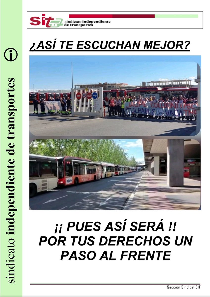 El incumplimiento por parte de la dirección <a href="/Gerardol28/">Gerardo L</a> con la complicidad de <a href="/laiabonetrull/">Laia Bonet</a> nos lleva a volver a parar a partir del 15 de mayo, para exigir el cumplimiento del convenio 2022/2025