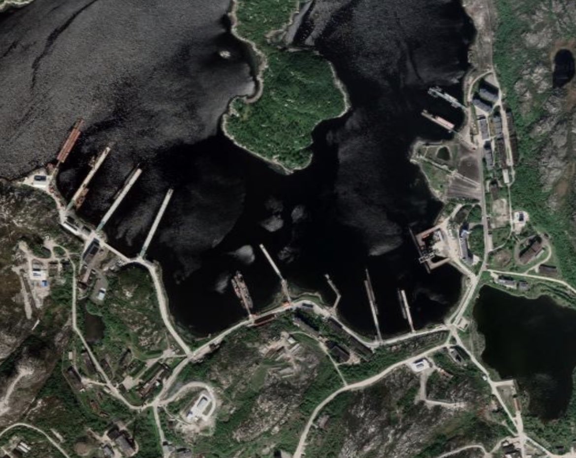 Hans Kristensen on Twitter "Murmansk Monday. Time for another peak at Russia’s Norther Fleet