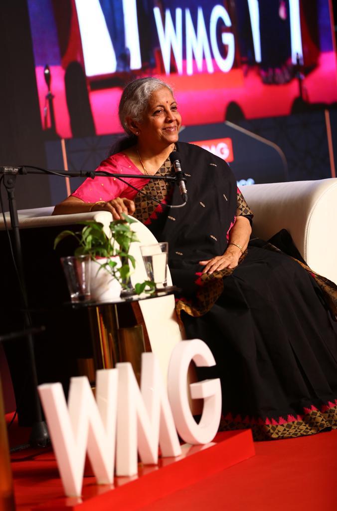 WMG_GROUP's tweet photo. A perfect Saturday evening sounds something like this.
An august gathering of 350 CFOs from our 'WMG Elite Forum' were spell bound as our Hon. Finance minister addressed them on "Redefining Global order - The Indian way".
@nsitharaman @nsitharamanoffc #WMGElite #CFOForum https://t.co/oiLnlZBBHf