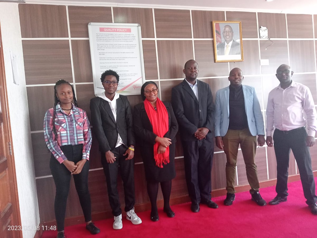 SocietyDps's tweet photo. Today @SocietyDps Youth League had a meeting with  Mr. Morris Otieno and Mr. Julius Ireri of @YouthFund_Ke at the FUND Headquarters to discuss member empowerment through financial literacy trainings @Gillyi @RhayanOK @levi_mulwa https://t.co/udZ9DYFSdT