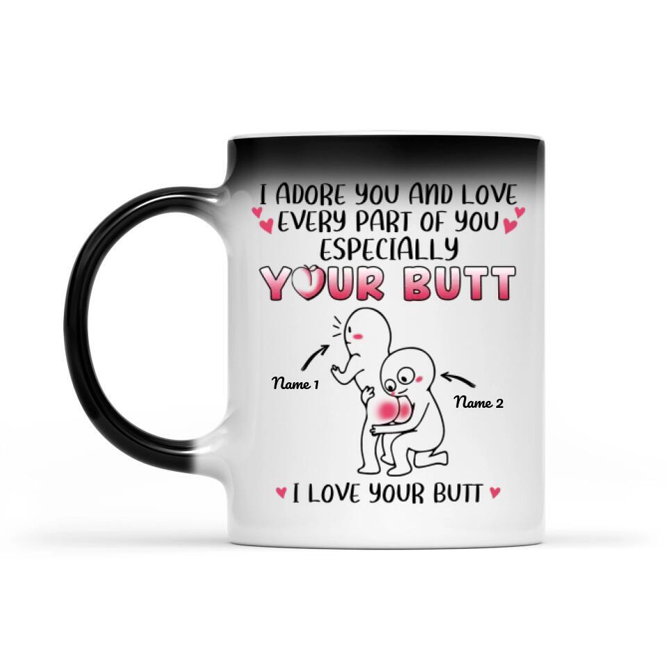 Give a gift that shows how much you care. 
Custom Magic Mug For Her Funny Personalized Gift I Adore You And Love Every Part Of You Especially Your Butt I Love Your Butt.
Show your love with gifts from Funcleshop.
#GiftsForHer #GiftIdeas #GiftsForWomen #WomensGifts #PresentForHer