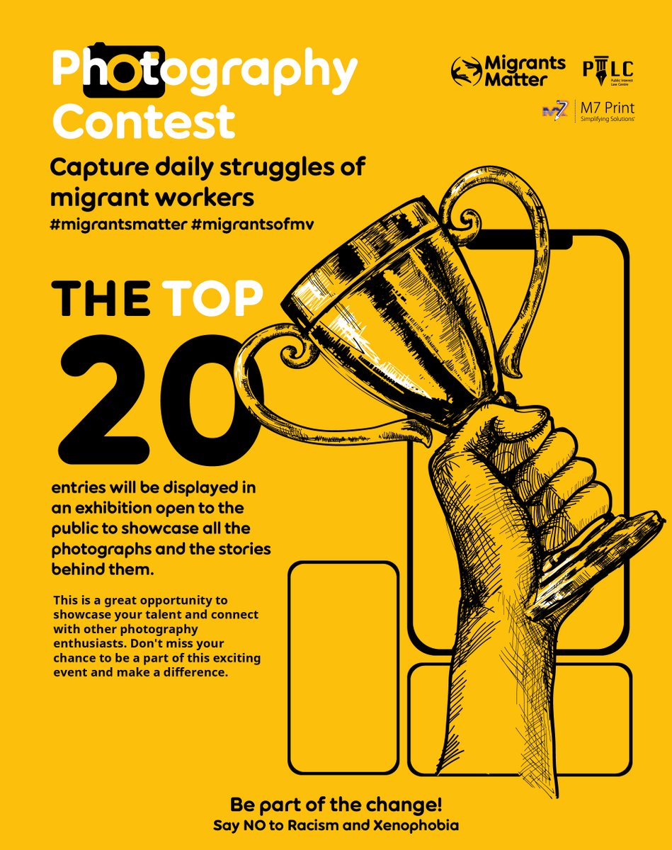 pilcmv's tweet photo. 📸 Exciting news! The top photographs will be on display at the photo exhibition. 🏆 check the criteria https://t.co/tnjAoKbUlv✨ Don't miss the opportunity to witness the power of visual storytelling firsthand #migrantsmatter #migrantsofmv @migrantmattermv https://t.co/Ky3FGEEkMI